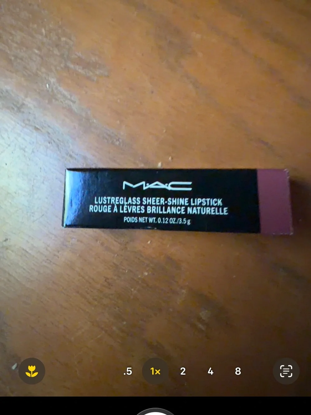 MAC Cosmetics Lustreglass Sheer-Shine Lipstick - Syrup new not used